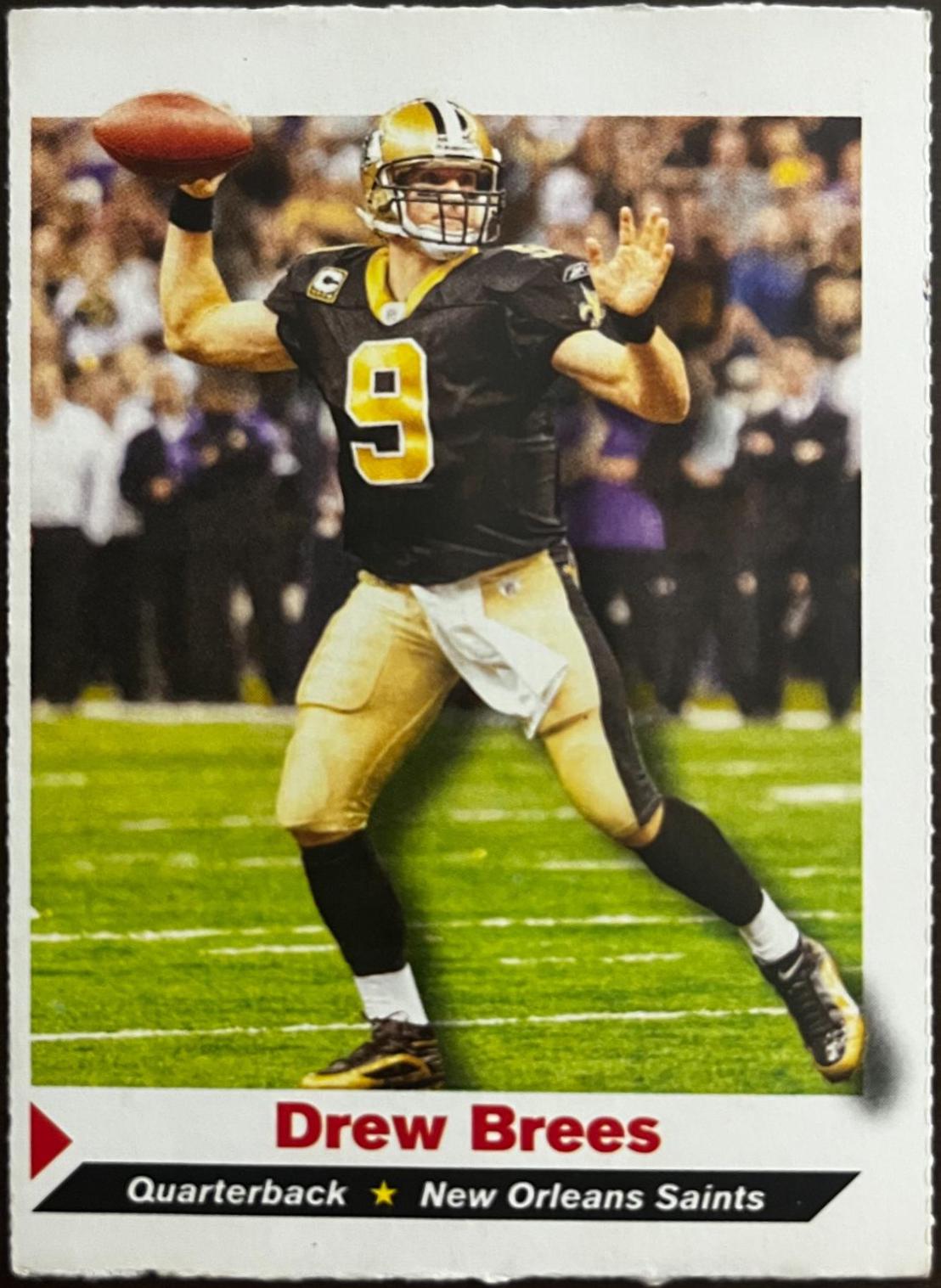 Drew Brees #77 Football Cards 2011 Sports Illustrated for Kids