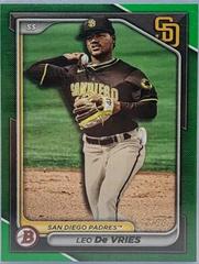 Leo De Vries [Green] #BD-116 Baseball Cards 2024 Bowman Draft Prices
