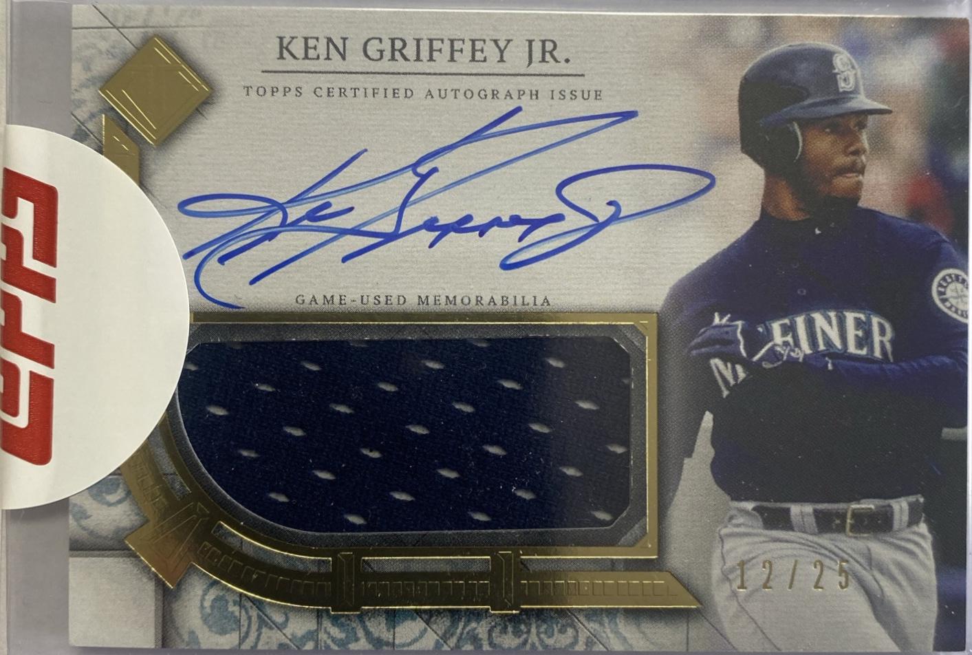Ken Griffey Jr. #TCAR-KG Baseball Cards 2024 Topps Transcendent Collection Autograph Relic
