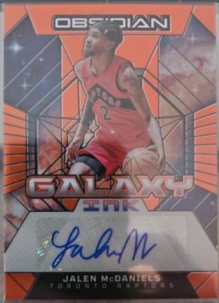 Jalen McDaniels [Orange Flood Electric Etch] #GI-MCD