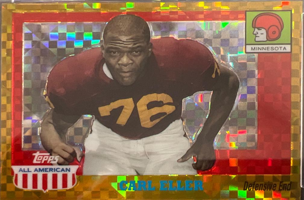 Carl Eller [Gold Chrome Xfractor] #5