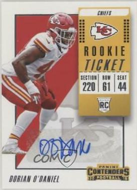 Dorian O'Daniel #310 2018 Panini Contenders Football Rookie Ticket