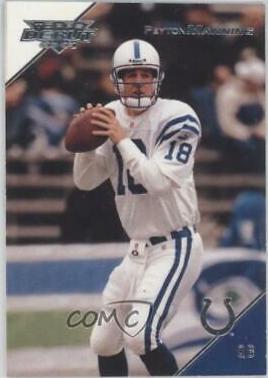 Peyton Manning #34 Football Cards 2001 Topps Debut