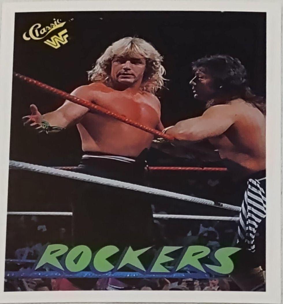 The Rockers #28 Wrestling Cards 1990 Classic WWF