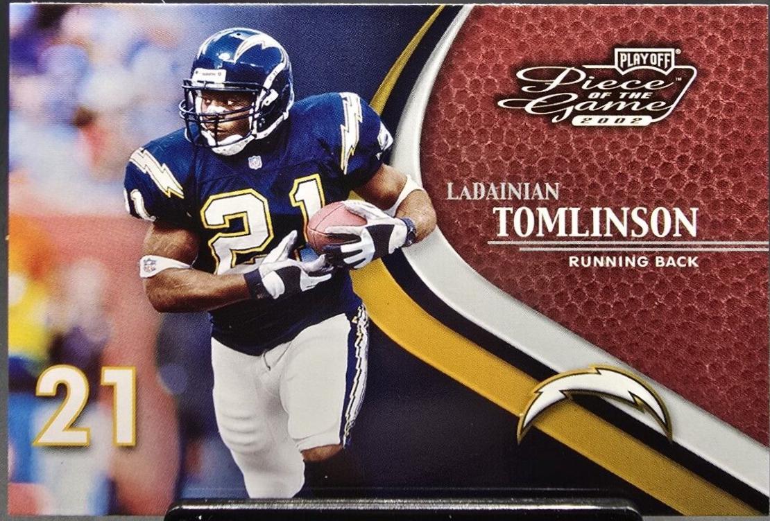 LaDainian Tomlinson #46 Football Cards 2002 Playoff Piece of the Game