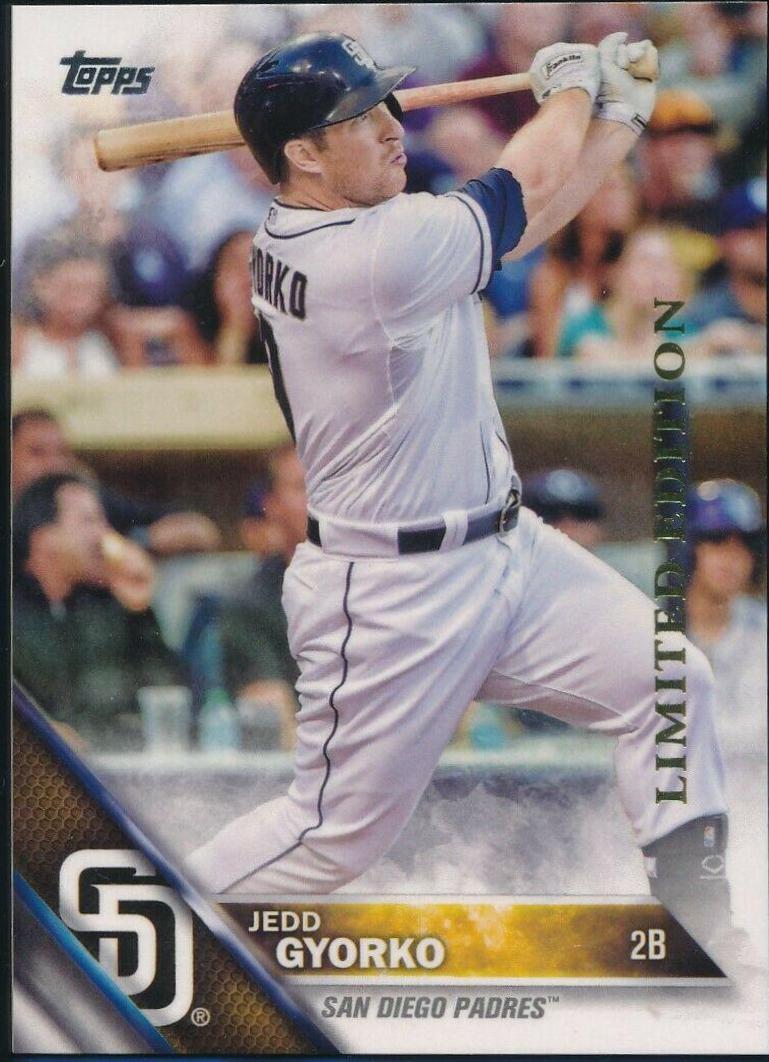 Jedd Gyorko #40 Baseball Cards 2016 Topps Limited Edition