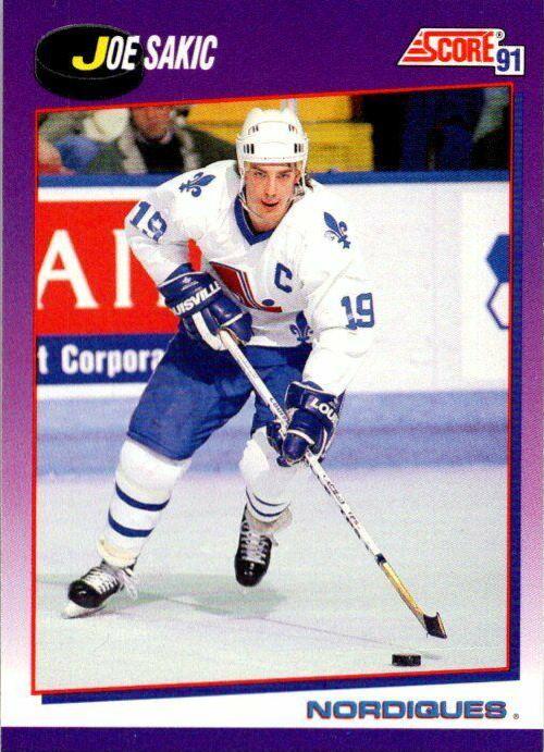 Joe Sakic #25 Hockey Cards 1991 Score American