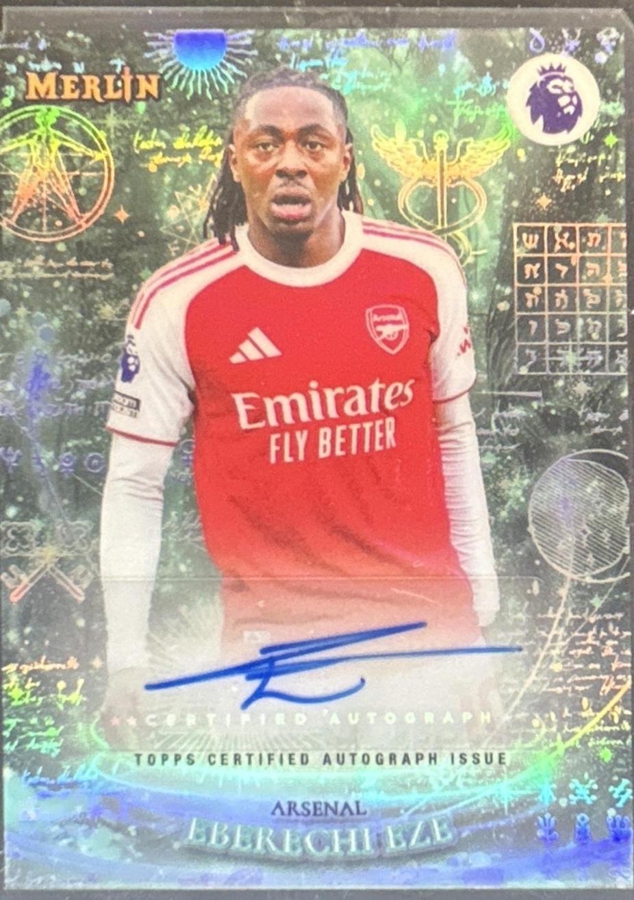 Eberechi Eze #EP-EZE 2026 Topps Merlin Premier League Enchanted Pen