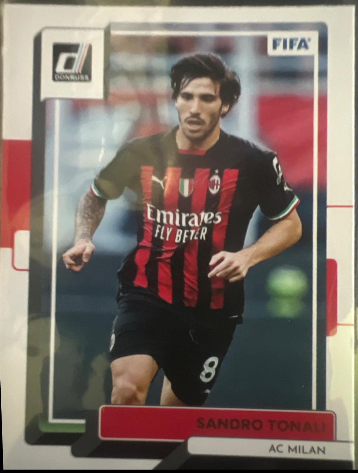 Sandro Tonali #4 Soccer Cards 2022 Panini Donruss
