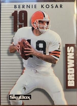 Bernie Kosar #19 Football Cards 1992 Skybox Primetime