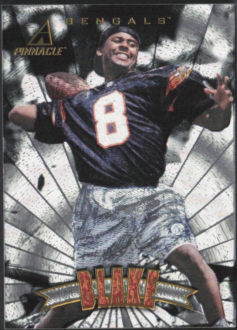 Jeff Blake #P29 Football Cards 1997 Pinnacle Trophy Collection