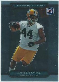 James Starks #8 Football Cards 2010 Topps Platinum
