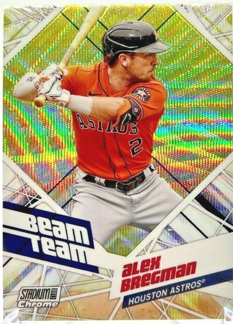 Alex Bregman #BTC-14 Baseball Cards 2021 Stadium Club Chrome Beam Team