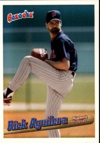 Rick Aguilera #45 Baseball Cards 1996 Bazooka