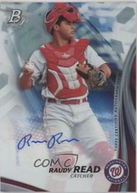 Raudy Read #TPA-RR 2017 Bowman Platinum Baseball Top Prospects Autographs