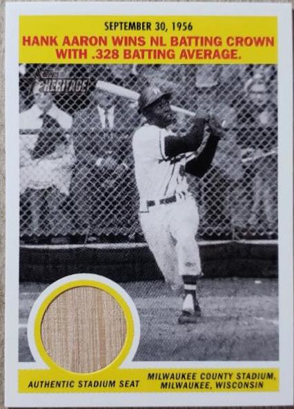 Hank Aaron Baseball Cards 2005 Topps Heritage