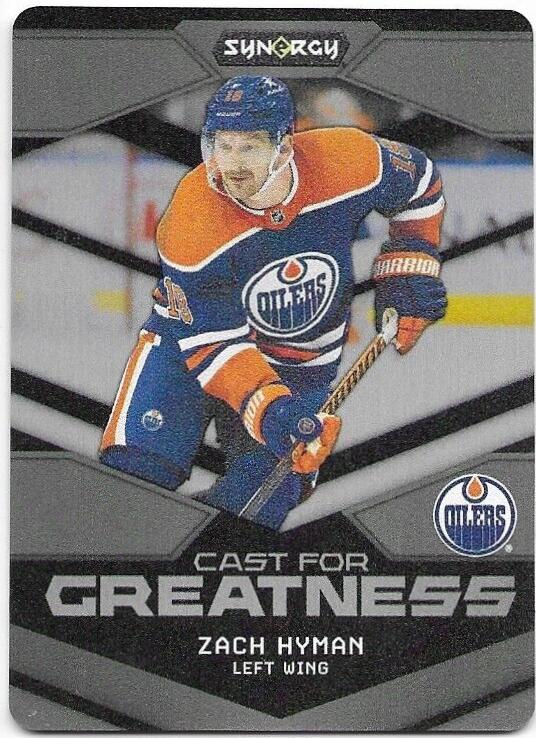 Zach Hyman #CG-34 Hockey Cards 2024 Upper Deck Synergy Cast For Greatness