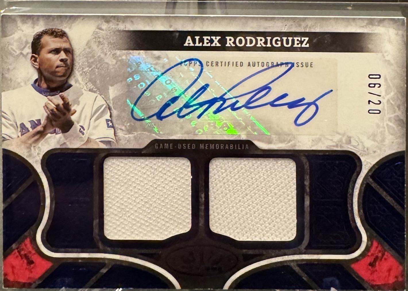 Alex Rodriguez #AT1R-ARO Prices | 2025 Topps Tier One Autographed