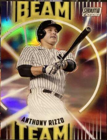Anthony Rizzo #BT-10 Baseball Cards 2022 Stadium Club Chrome Beam Team