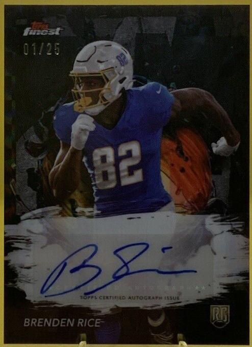 Brenden Rice [Black Refractor] #RFA-BR