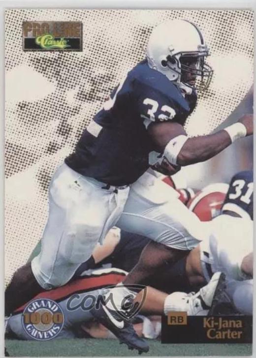 Ki-Jana Carter #G-22 Football Cards 1995 Classic