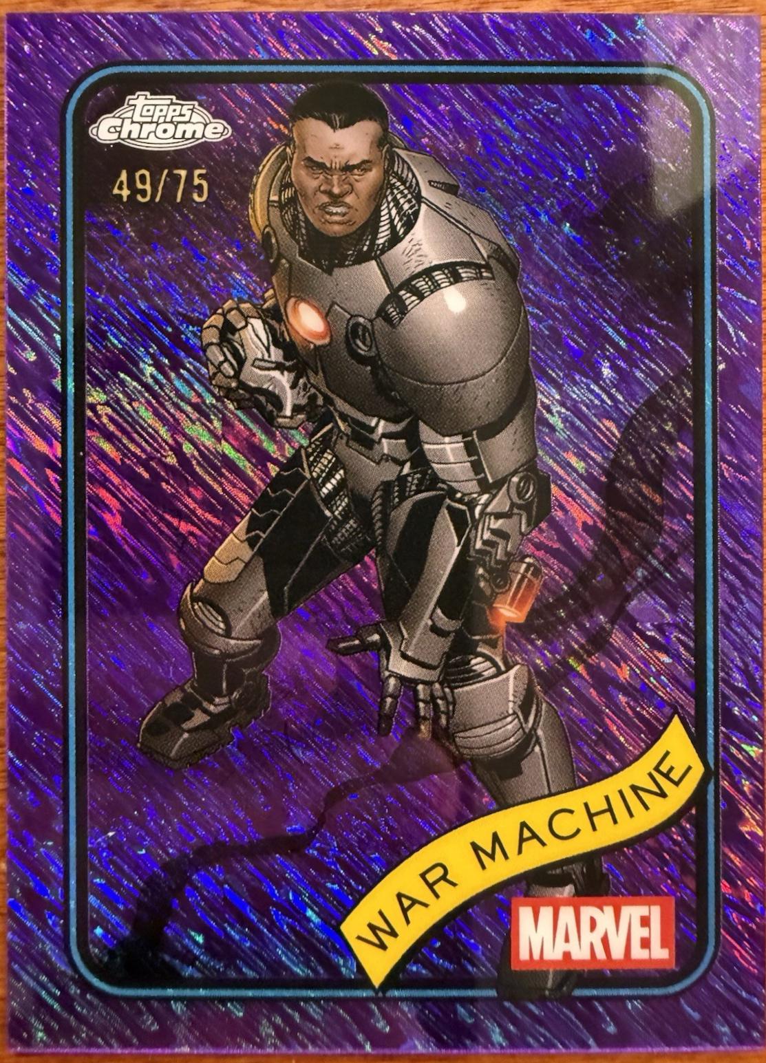 War Machine Purple Shimmer Refractor