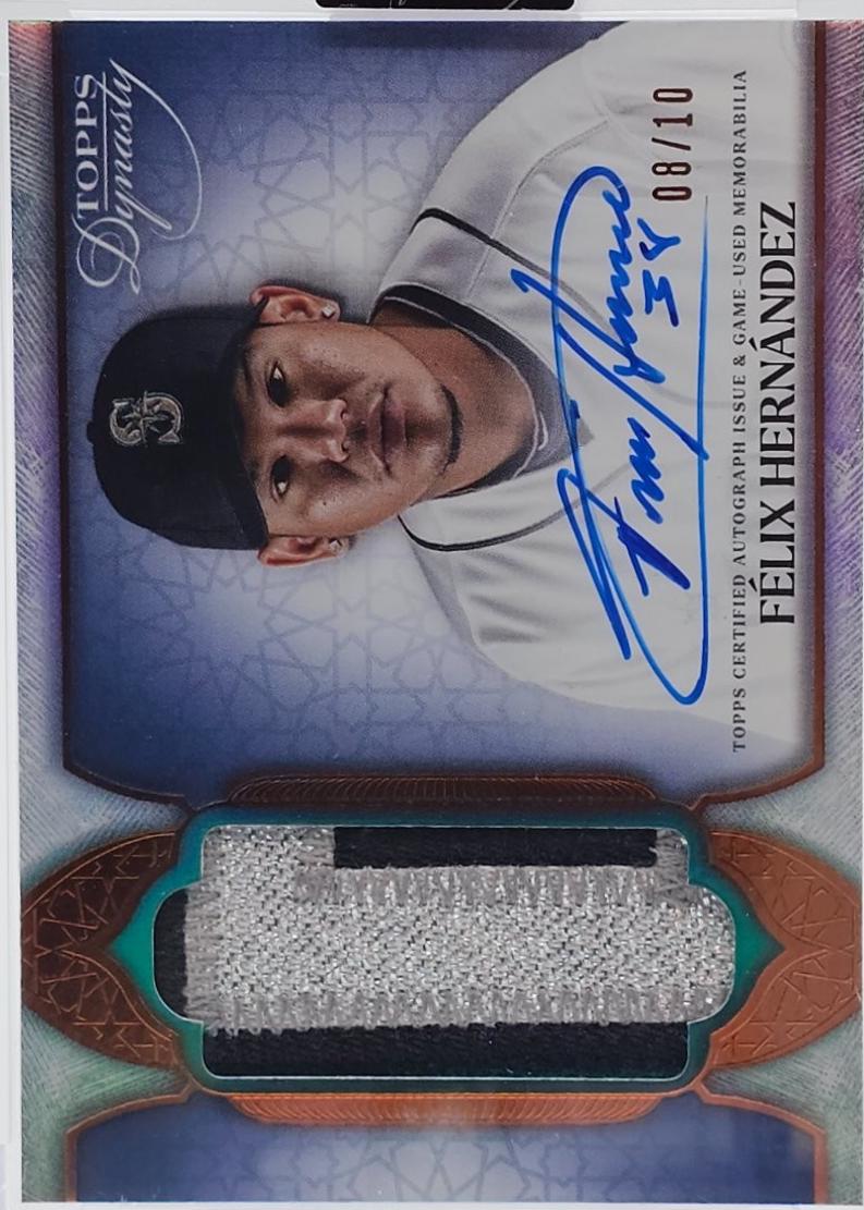 Felix Hernandez #DAP-FH2 2025 Topps Dynasty Autograph Patch Baseball
