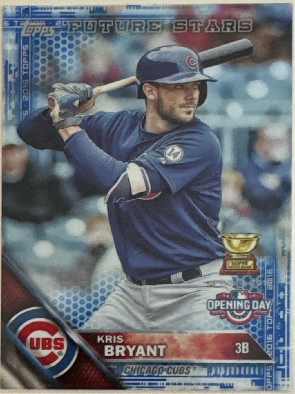 Kris Bryant #OD-17 2016 Topps Opening Day Baseball