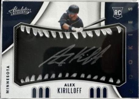 Alex Kirilloff [Material Signature Black White Seams] #149