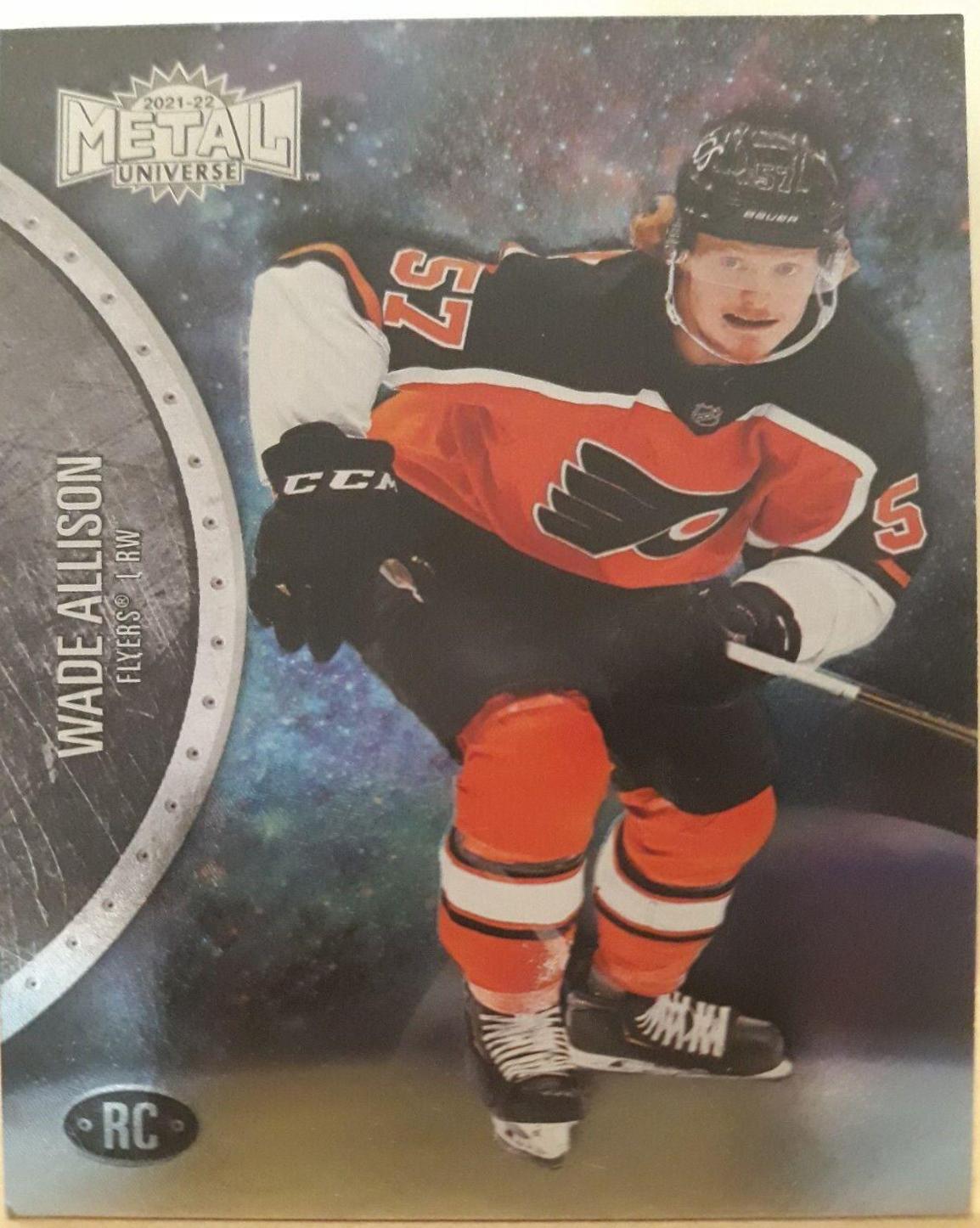 Wade Allison #152 Hockey Cards 2021 Skybox Metal Universe