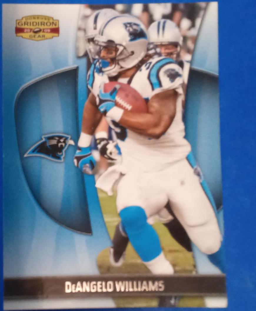 DeAngelo Williams #25 Football Cards 2009 Panini Donruss Gridiron Gear