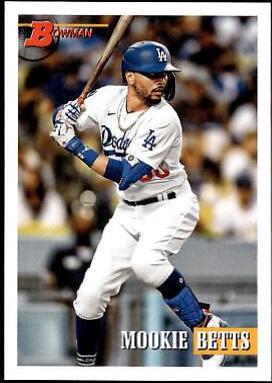 Mookie Betts #20 Baseball Cards 2021 Bowman Heritage