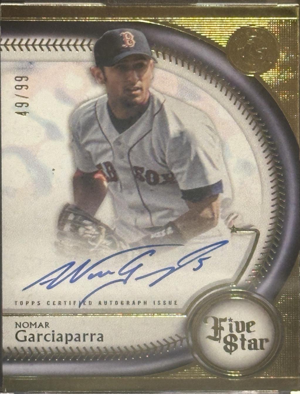 Nomar Garciaparra #FSA-NG 2025 Topps Five Star Autograph Baseball