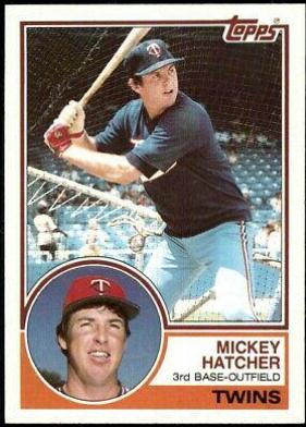 Mickey Hatcher #121 Baseball Cards 1983 Topps