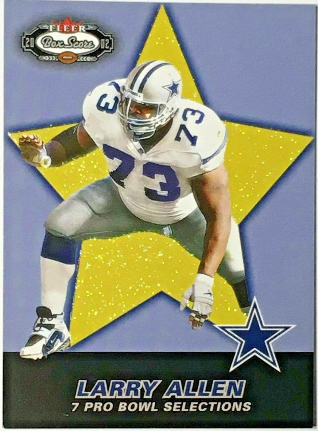 Larry Allen #227 2002 Fleer Box Score Football