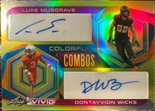 Luke Musgrave, Dontayvion Wicks