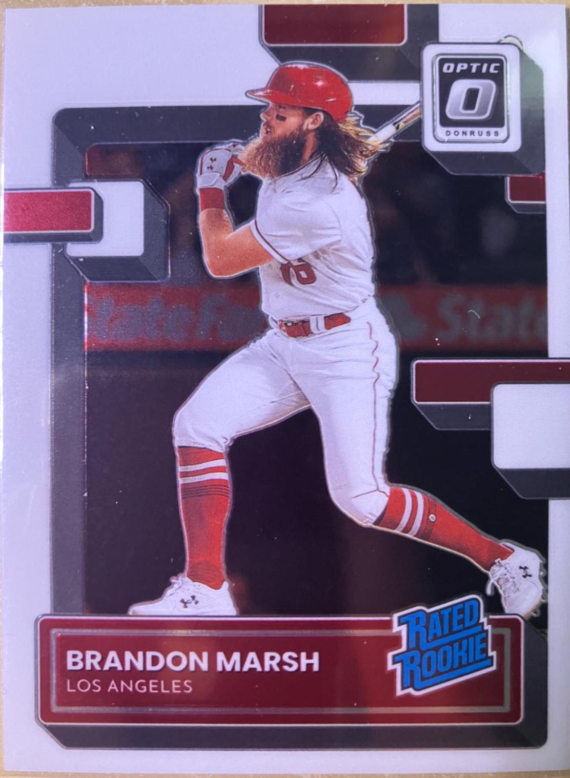 Brandon Marsh #41 Baseball Cards 2022 Panini Donruss Optic