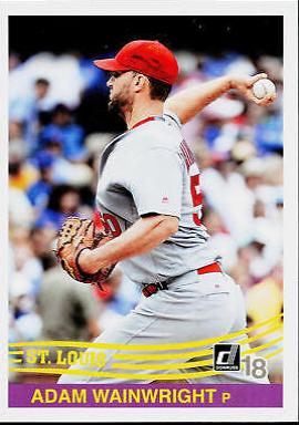 Adam Wainwright #262 2018 Panini Donruss Baseball