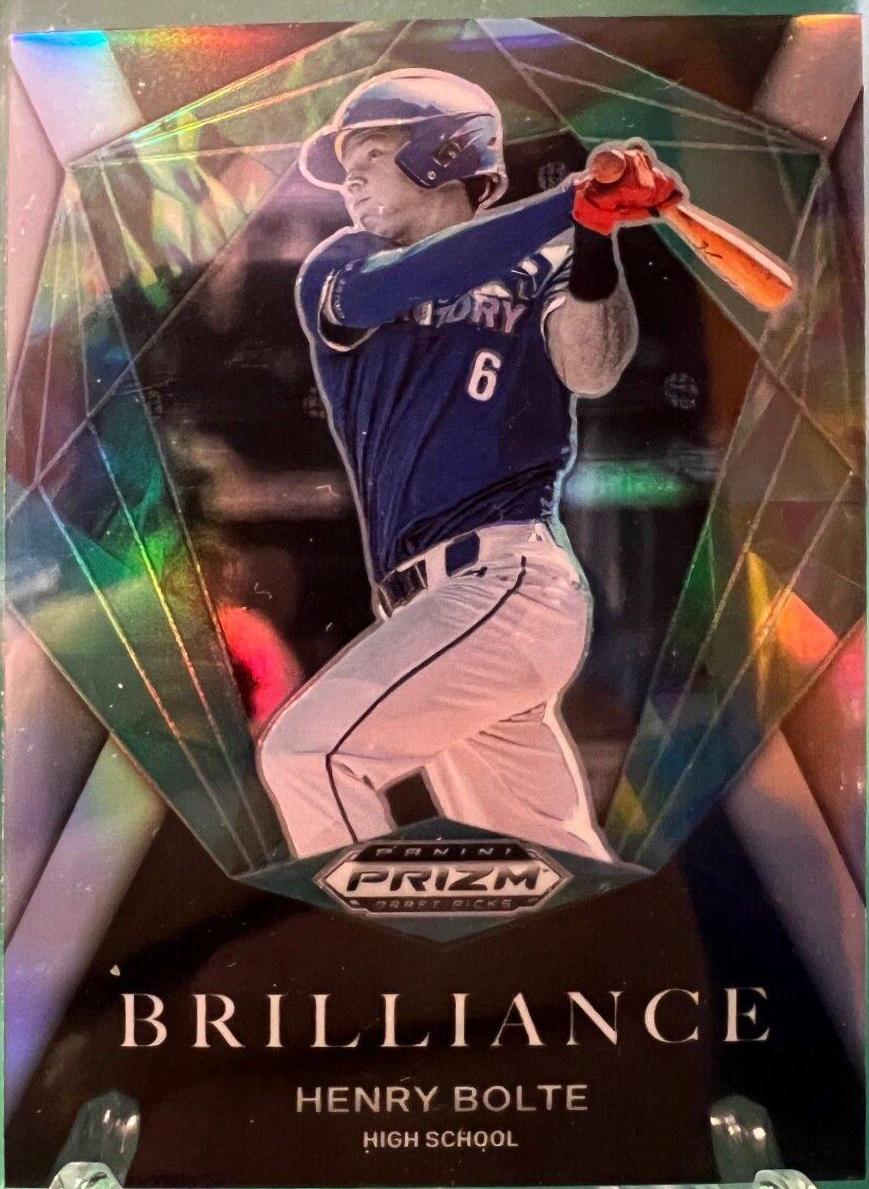 Henry Bolte #BR-HB Baseball Cards 2022 Panini Prizm Draft Picks Brilliance