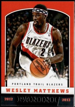 Wesley Matthews #173 Basketball Cards 2012 Panini