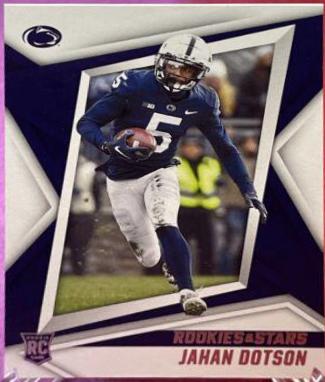 Jahan Dotson #12 Football Cards 2022 Panini Chronicles Draft Picks Rookies and Stars