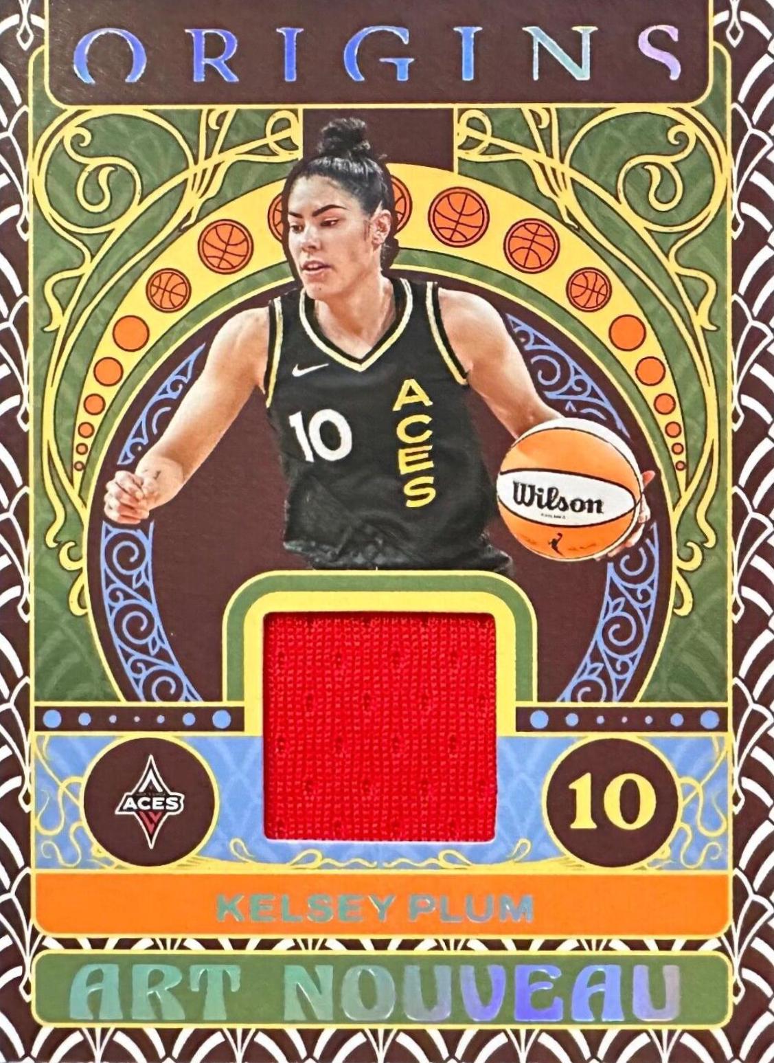 Kelsey Plum #AN-KPL 2023 Panini Origins WNBA Art Nouveau Memorabilia