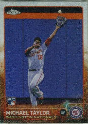 Michael Taylor #43 Baseball Cards 2015 Topps Chrome