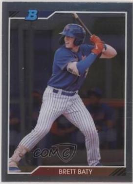 Brett Baty #BB 2020 Bowman Heritage Chrome Prospects Baseball