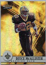Deuce McAllister #126 2001 Topps Finest Football