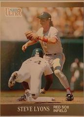 Steve Lyons #U-7 Baseball Cards 1991 Fleer Update Prices