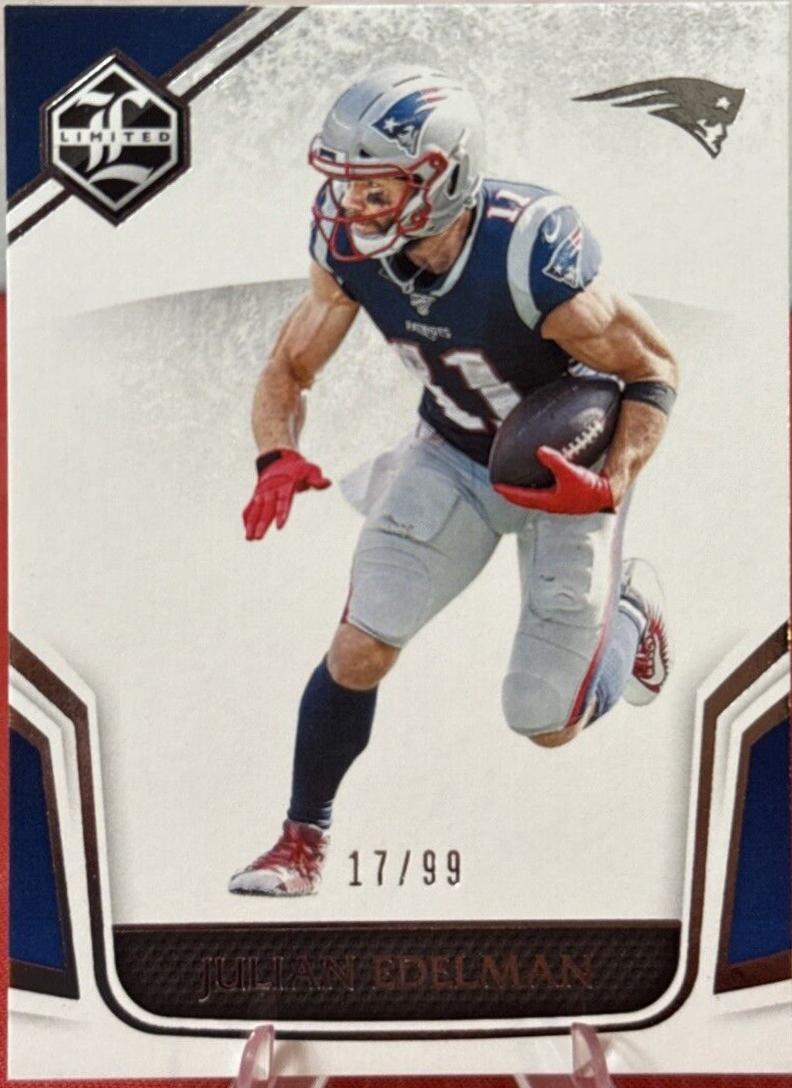 Julian Edelman #2 Football Cards 2019 Panini Limited