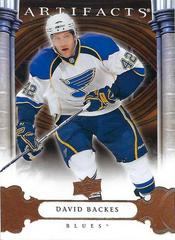 David Backes #47 Hockey Cards 2009 Upper Deck Artifacts Prices