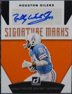 Billy Johnson #SM 23 Football Cards 2019 Donruss Signature Marks Autographs