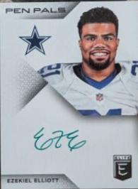 Ezekiel Elliott #PP-EE Football Cards 2016 Panini Donruss Elite Pen Pals Autographs
